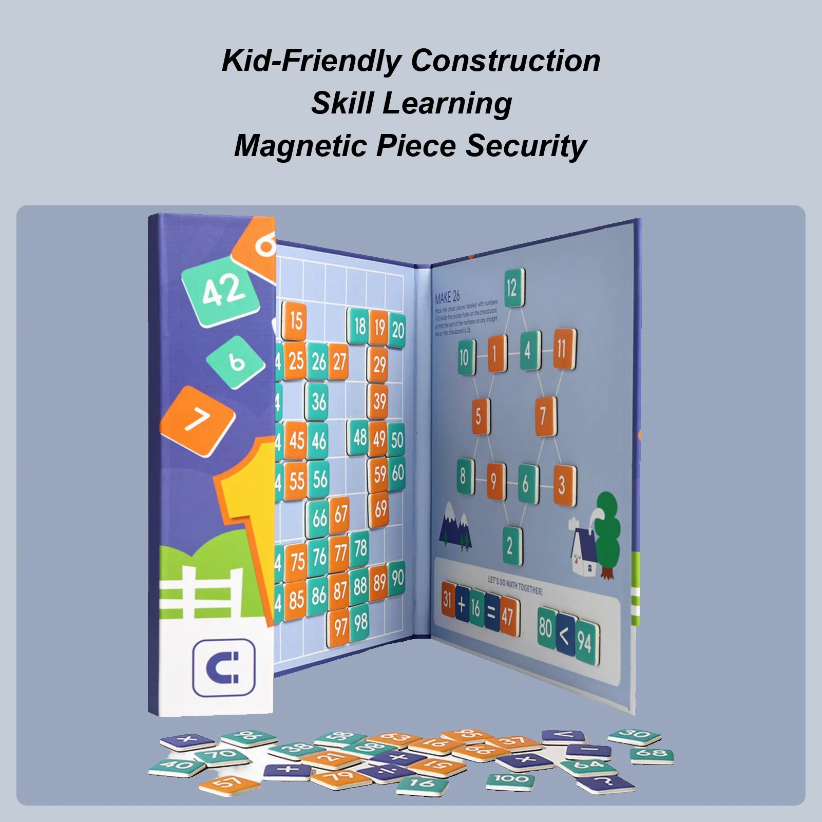 수학 보드 게임 수학 수학 교육 장난감 인지 대화 형 Playset 게임 여행용 기술 개발 홈 놀이 시간