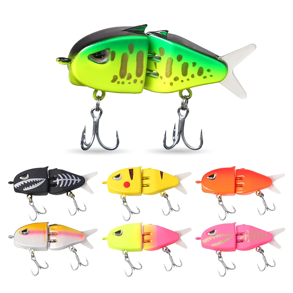 Mini Multi Segment SwimBaits Fishing Lure 60mm/65mm Jointed Glide Bait Islide Glidebait Swimbait Wobbler for Bass Pike