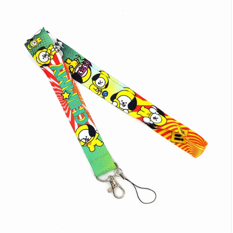 BT21 BTS Fashion Cute Koya RJ Phone Strap Fashion Long Portable Camera Strap Polyester Best Friend Couple Matching Holiday Gift - view 5
