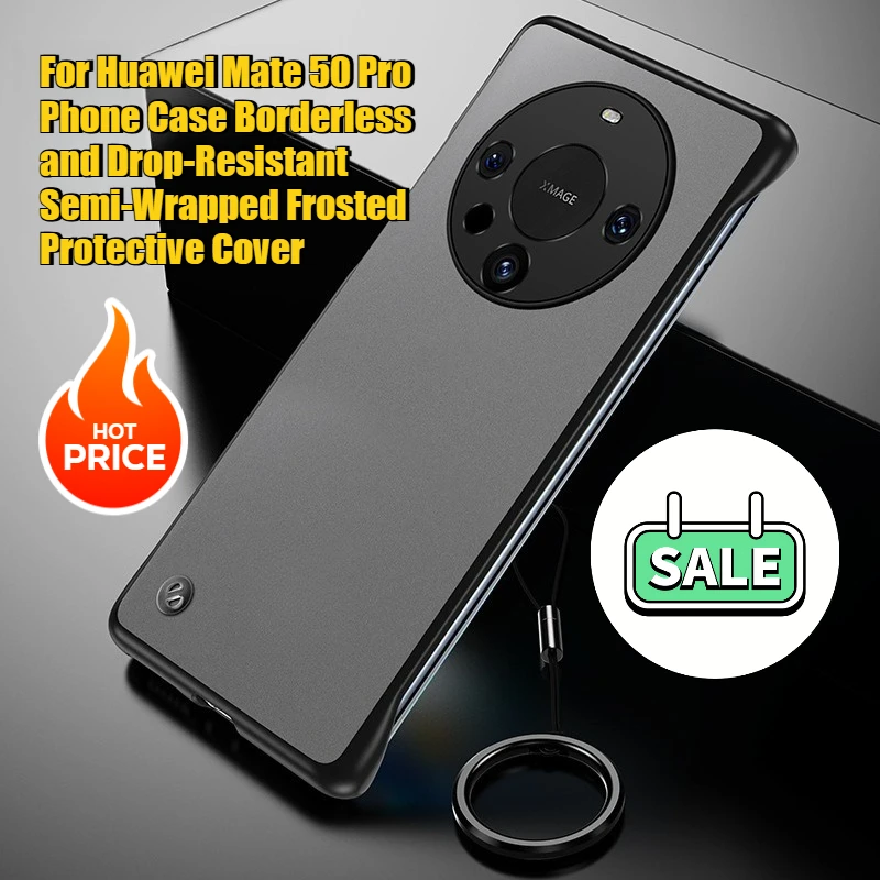 

For Huawei Mate P50/60/70 Pro Phone Case Borderless and Drop-Resistant Semi-Wrapped Frosted Protective Cover