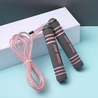 Adult Sports Skipping Rope Racing Adjustable Length Wire Rope Fat Burning Weight Loss Gym Exercise Unisex