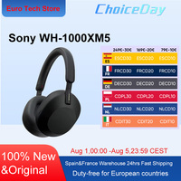 Sony WH-1000XM5 Wireless Noise Canceling Headphones 30 Hour Battery Integrated Processor V1 Soft Fit Leather 4 Microphones Black