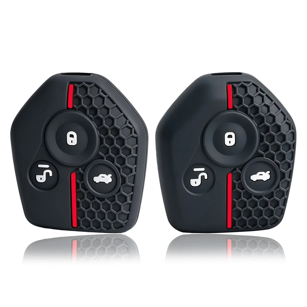 New 3 Buttons Silicone Car Remote Key Cover for Subaru Legacy Tribeca Impreza Forester Xv Protect Accessories Shell Fob
