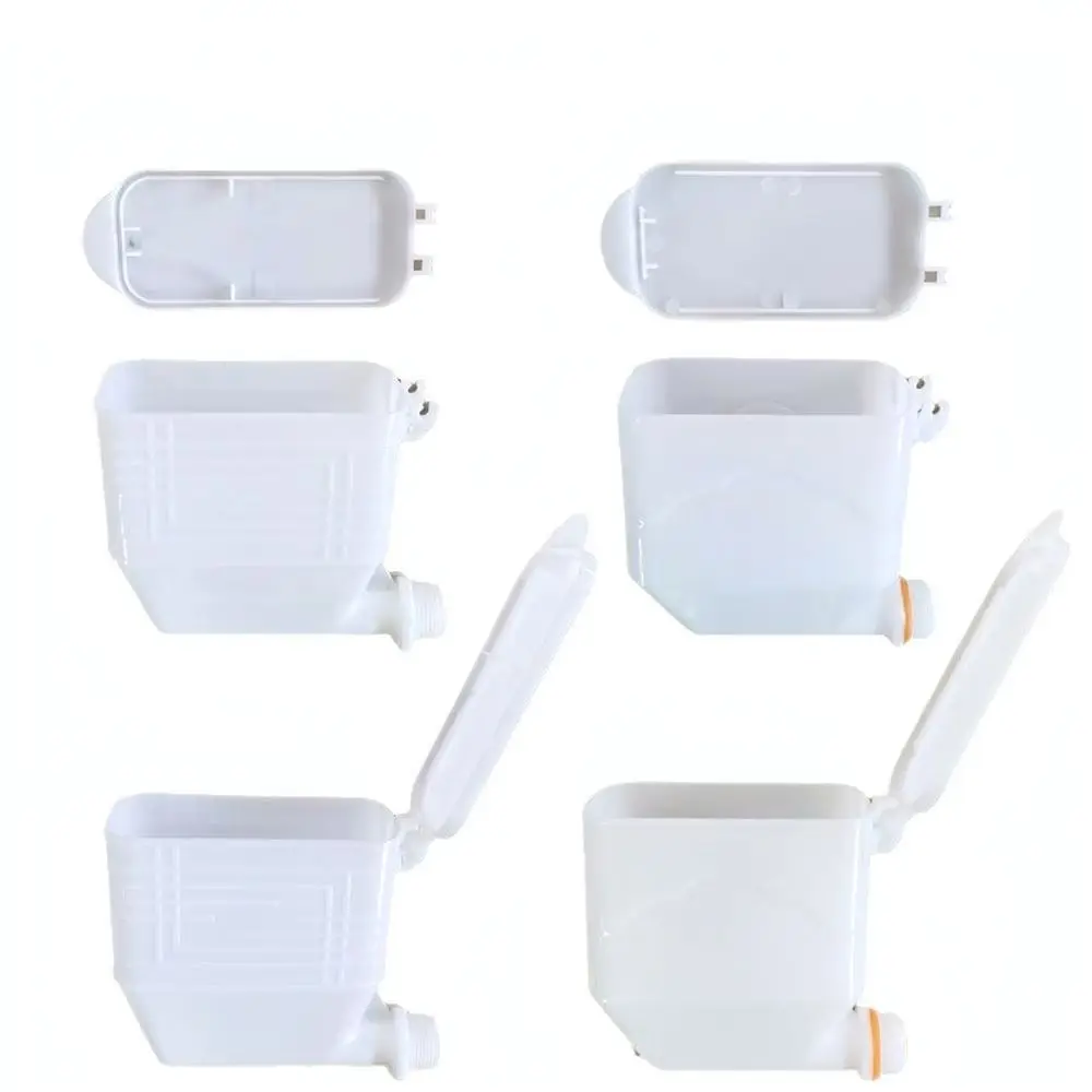 Radiator Water Filling Funnel Heating System Refill Tool Durable Polypropylene Liquid Dispenser With Lid 6 Point Interface