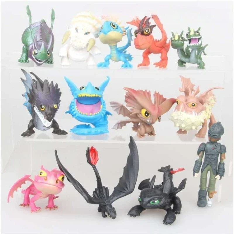 

How To Train Your Dragons Anime Figure Model Ornaments Desktop Collection Decor Supplies Cartoon Trendy Toys Decorative Figurine