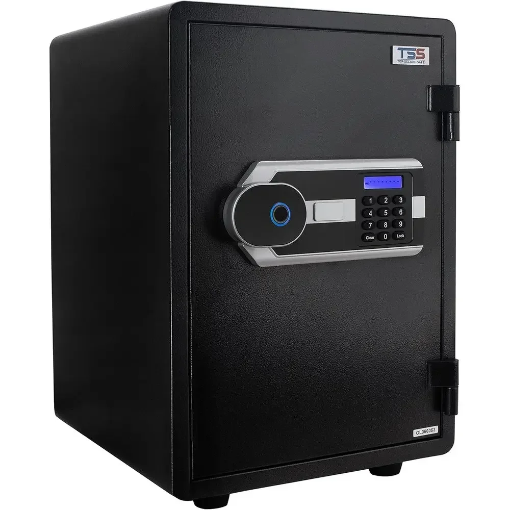Fingerprint Biometric Safe with PIN Code Entry for Firearms, Documents, and Valuables