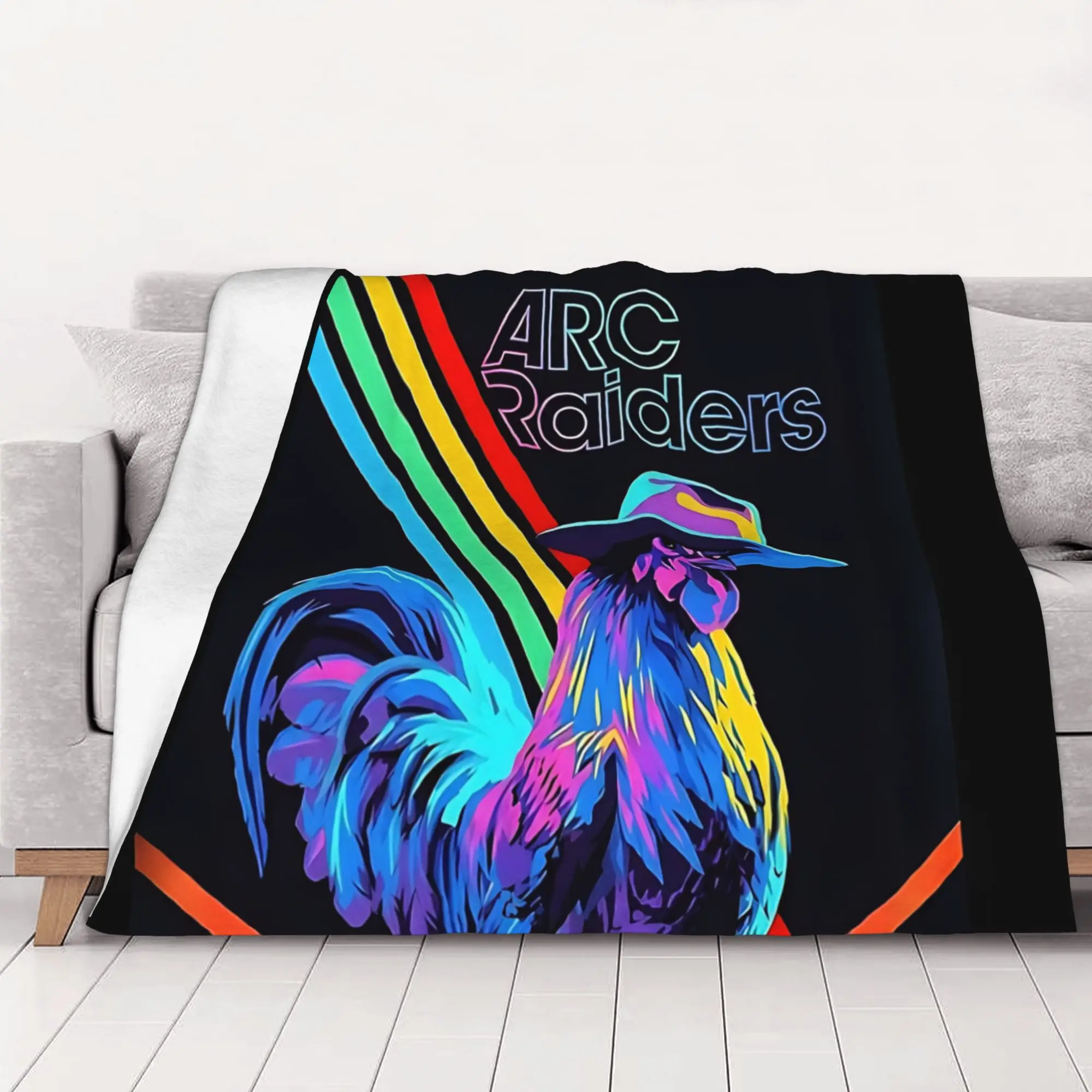 1PC Home Cute Room Decor Dystopian Survival Graphic  Blanket Throw Blanket Arc Raiders Novelty Warm Blanket All Season