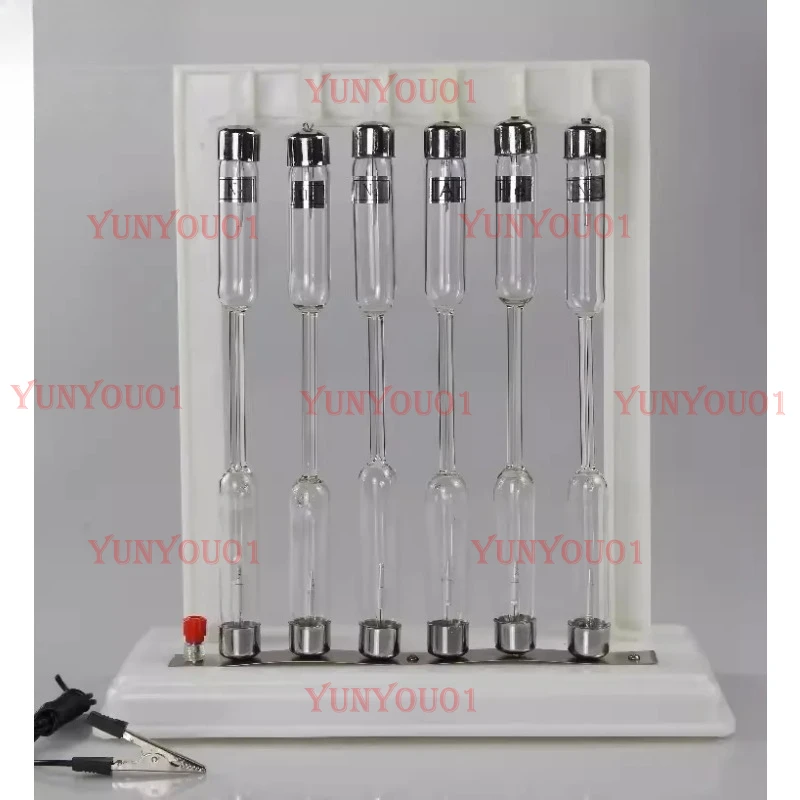 Special Tube Set 25107, Six Pieces, Spectral Tubes, Hydrogen and Helium Emission Spectrum, Atomic Physics Teaching Instruments