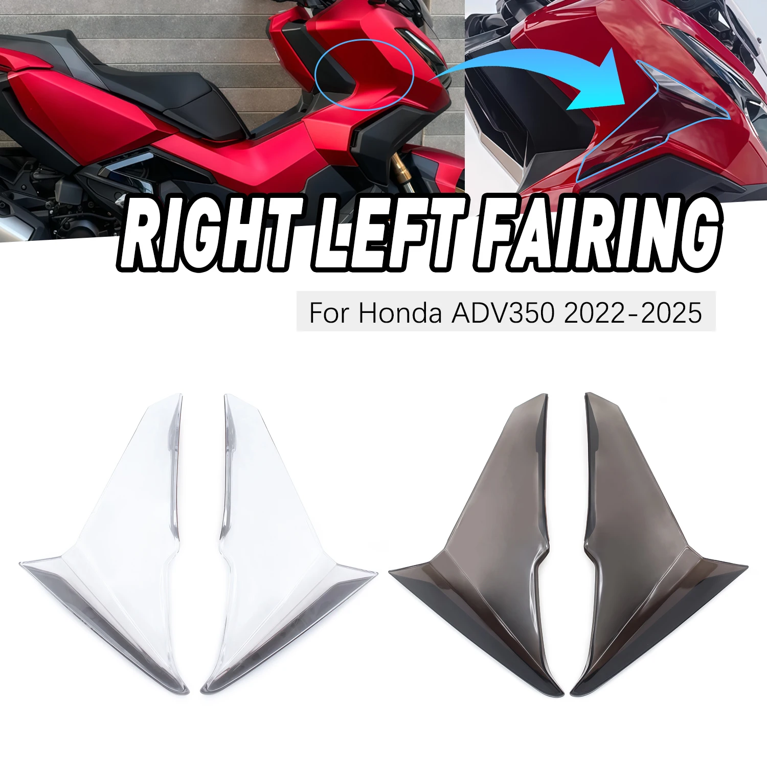 

Leg Guard Wind Deflector Side Leg Protector Windshield Cover FOR HONDA ADV350 ADV 350 2022 2023 2024 2025 Motorcycle Accessories