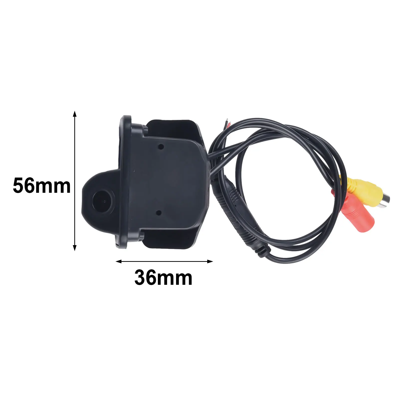 High Strength and Direct Replacement Reverse Camera Rear View Backup for Toyota 2006 2012, Easy Installation Black