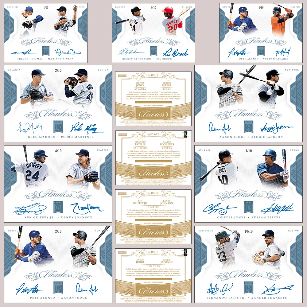 

PANINI DIY AARON TUDGE бейсбол BC Dual Signatures GREG MADDUX XANDER BOGAERTS ADRIAN BELTRE Косая лазерная коллекционная карта Подарок