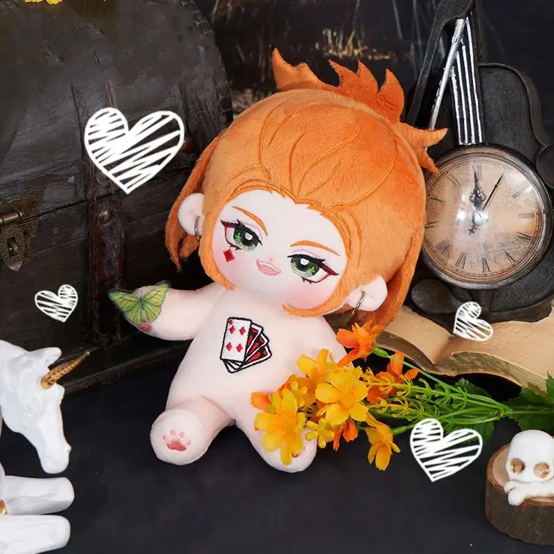 

20 см аниме Kawaii желтые волосы Лолита девушка косплей хлопковая кукла тело платье мягкие плюшевые коллекция фанатов игрушечные фигурки подарок
