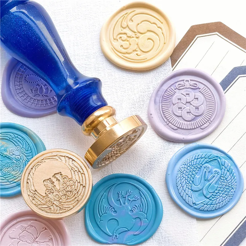 Touken Ranbu Online Wax Seal stamp DIY Sealing Stamp Scrapbooking Cards Envelopes Wedding Invitations Packaging wax stamp head