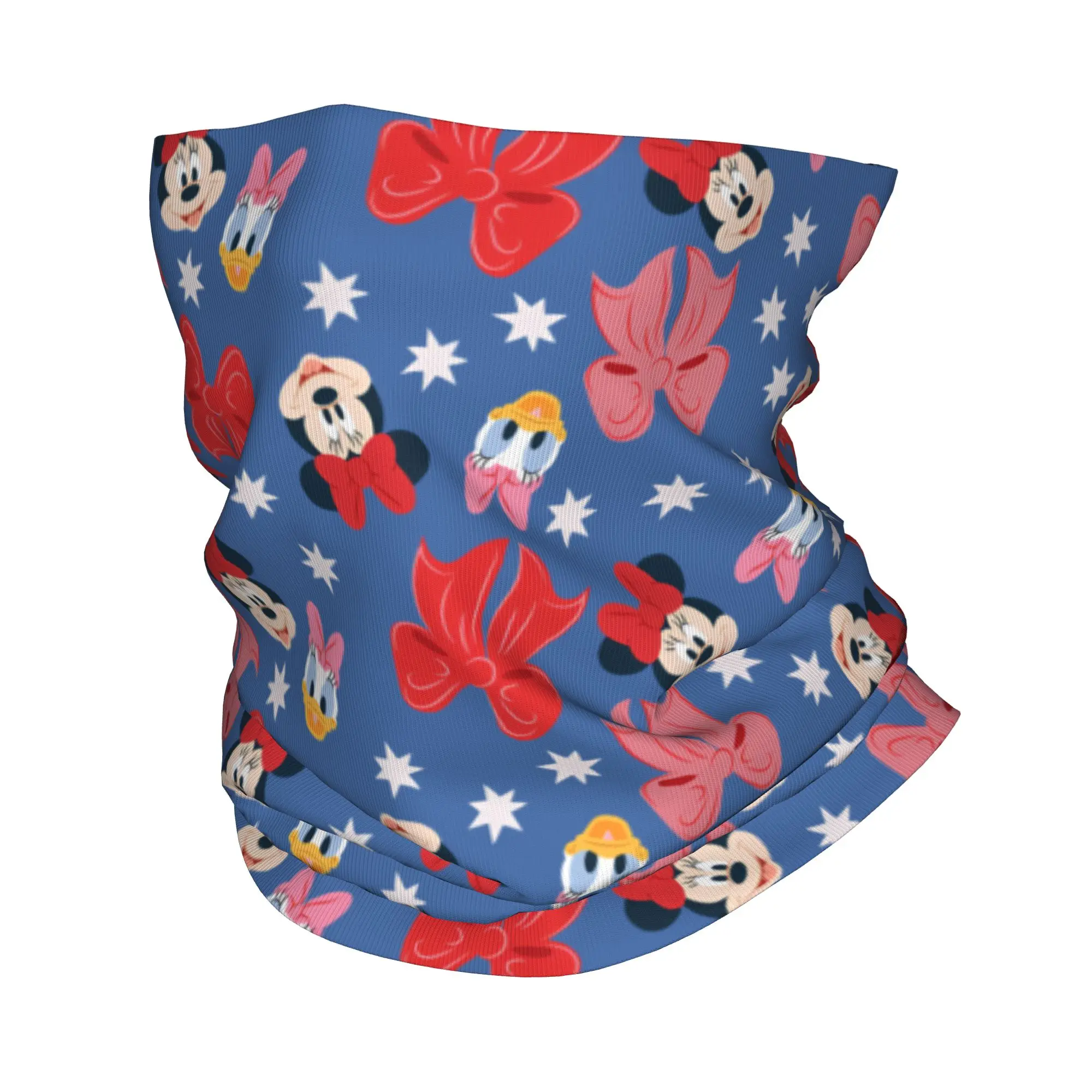 

Custom Anime Cartoons Cute Kawaii Minnie Bandana Neck Warmer Women Men Winter Hiking Ski Scarf Gaiter Face Cover
