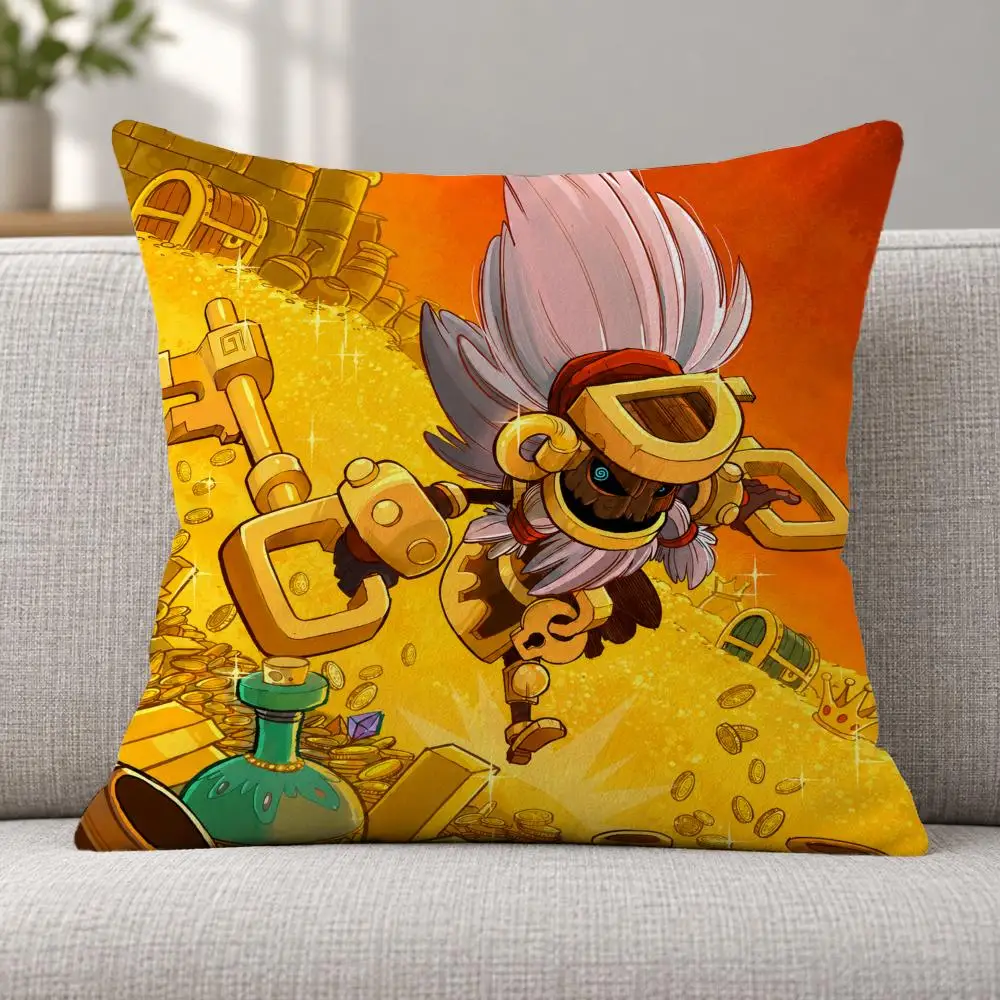 Game Fantasy D-Dofus Cushion Cover Soft Plush Decorative Sofa Bedroom Living Room Car Dorm Home Decor Gift