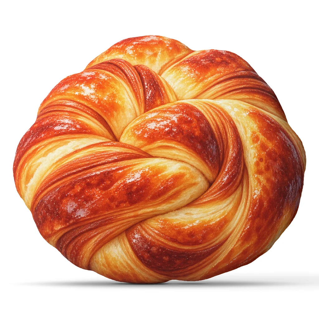 Braided Bread Shaped Stuffed Pillow Twisted Pastry Cushion Decorative Throw Pillow for Sofa Bakery Kitchen Home Decor Gift
