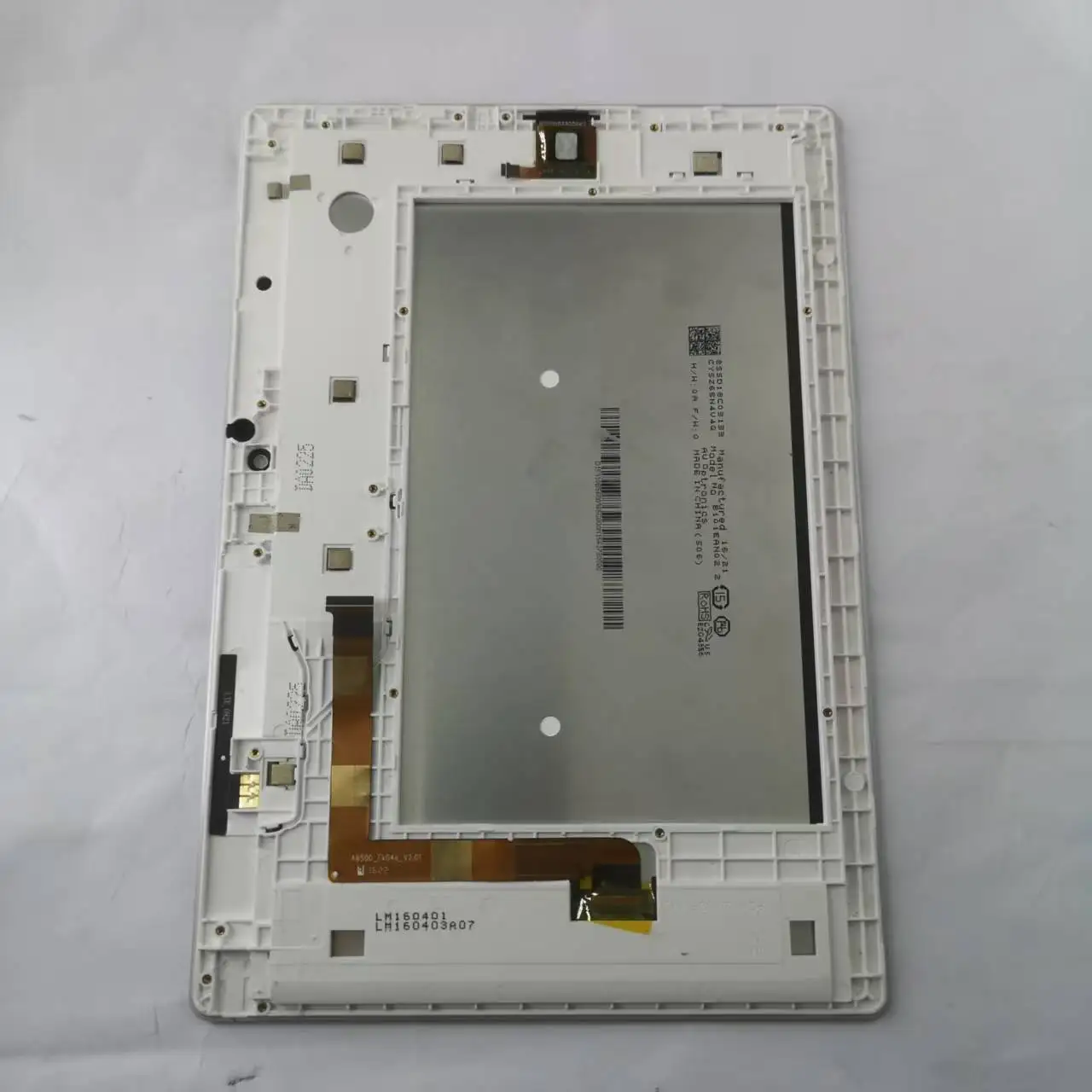 For Lenovo Tab 2 A10-30 X30F TB2-X30F TB2-X30l A6500 x30m LCD display touch screen digitizer Assembly lcd flex cable with frame