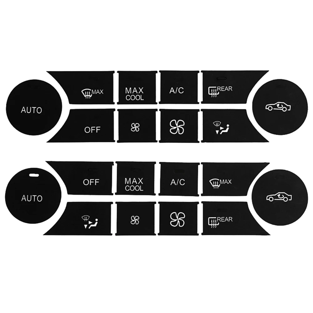 

A/C Button Stickers Kit Dash Repair Decal Replacement for W204 C300 08-14