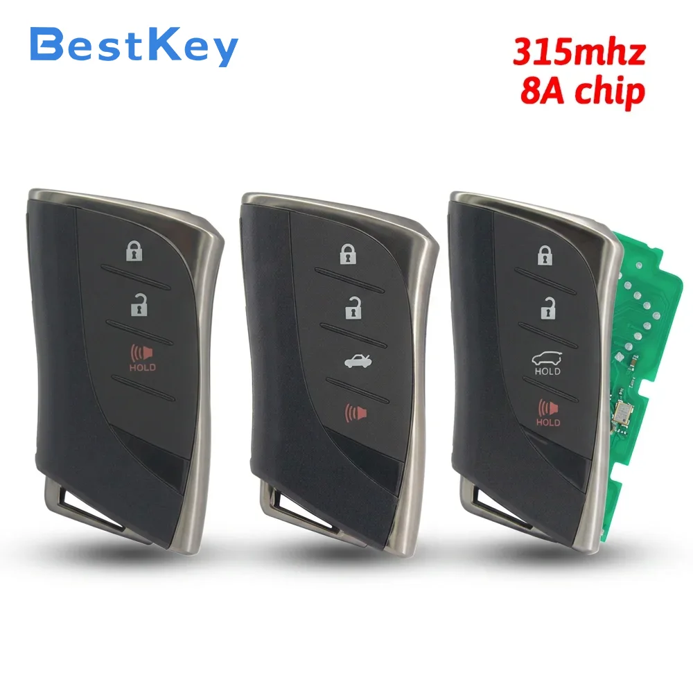 Best Key Stable Smart Remote Key FCC HYQ14FBZ PN 8990H 315MHz 8A Chip 3/4 Button For Lexus UX200 GX460 LC500h 2020-2022