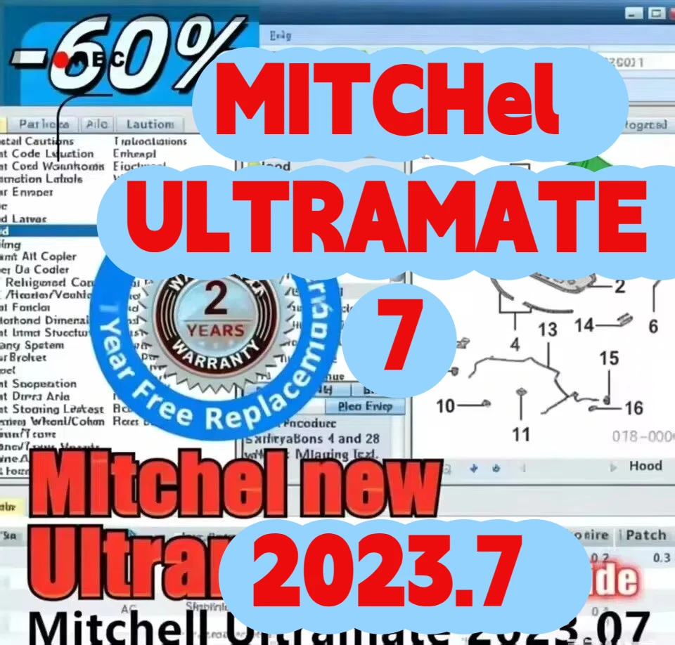 

NUEVO SISTEMA DE ESTIMACIÓN AVANZADO COMPLETO MITCHel ULTRAMATE 7 2025 + Parche de Hierro de Magnesio Mitchell Ultra 2023.07 que