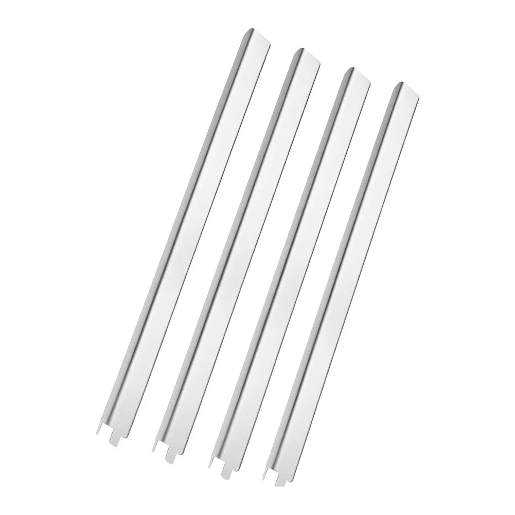 Grill Replacement Parts Compatible with For Charbroil 5 Burner Models Stainless Steel Heat Guards and Fire Guard Plates Silver