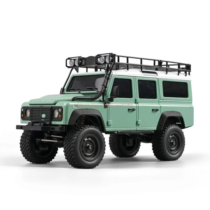 Modèle en alliage MN111 1:18 RC, modèle de simulation de voiture télécommandée à grande échelle, véhicule tout-terrain modifié Land Rover Defender