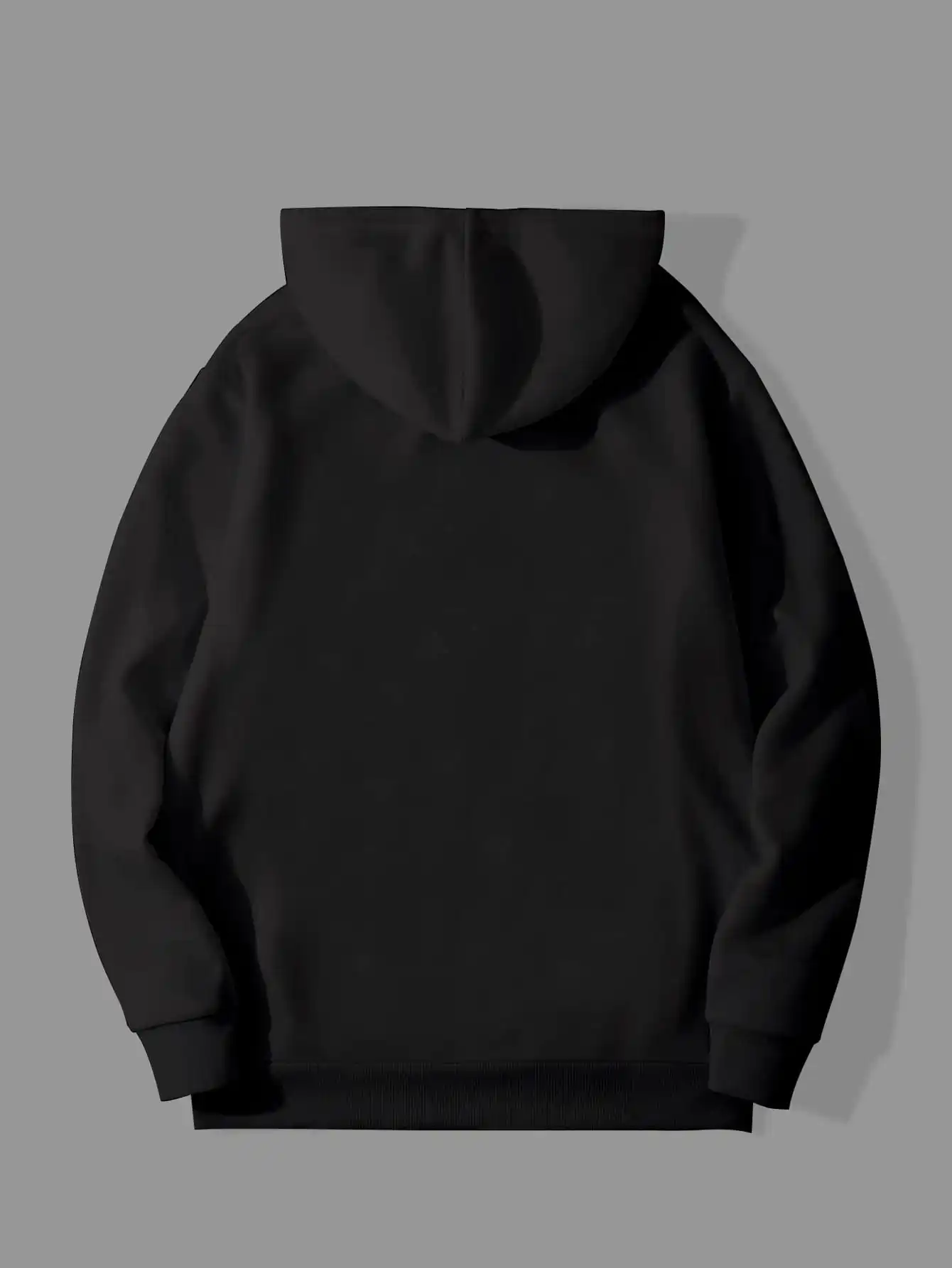 Unisex Hooded Long Sleeve Sweatshirt ASL I Love You Gesture Hoodie - Unisex Black Pullover With Kangaroo Pocket, ASL Sign Language Design, Blended