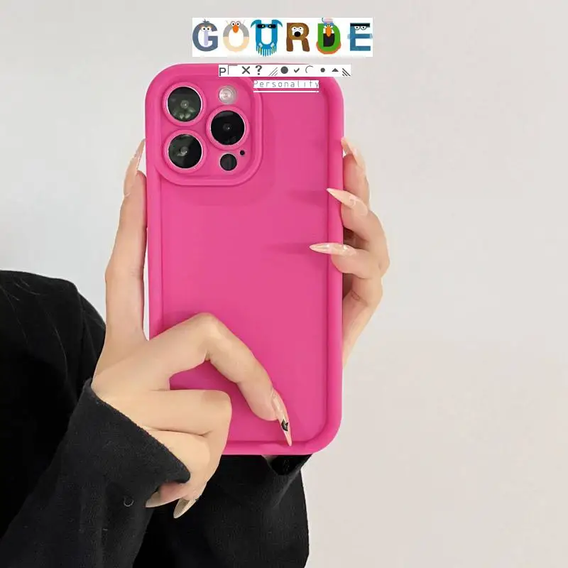 

Fashion Casing Solid Liquid Silicone Soft Phone Case for Iphone 15 14 12 13 11 Pro Max IP 7 8 Plus Iphon X XS XR Xs Max