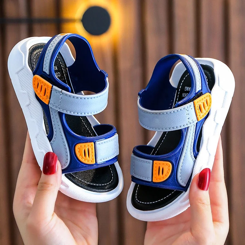 Sommer Baby Sandalen Einfarbig Baby Jungen Sandalen Weiche Sohle Anti-slip Jungen Mädchen Sandalen Kleinkind Baby Schuhe Strand