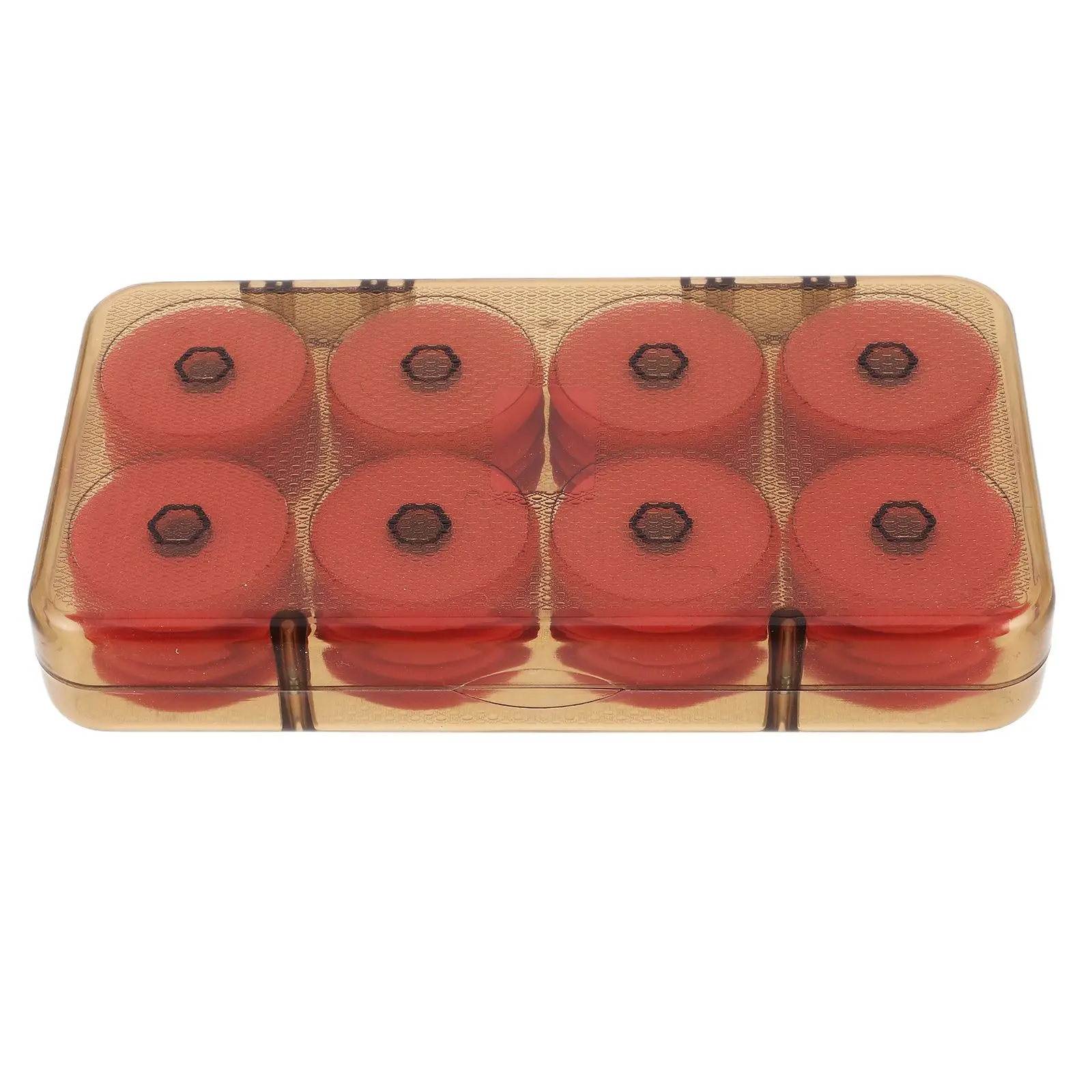 1PC Line Box 16 Spools Transparent Fishing Line Storage Storage ganizer EVA Spool Holder Fishing Rod Accessories