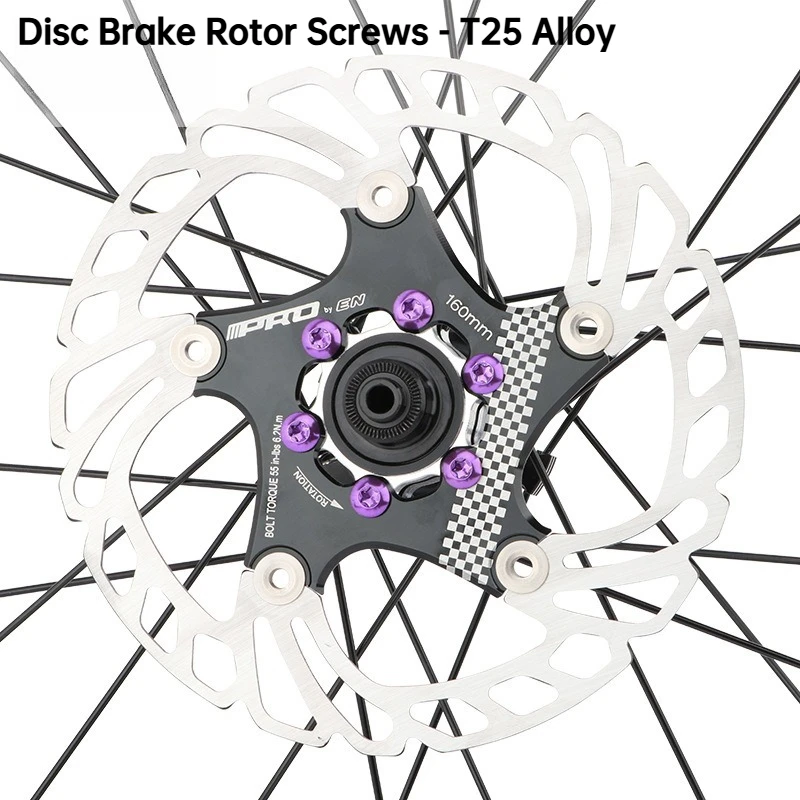 

Винты для велосипедного дискового тормоза IIIPRO T25, дисковые тормозные колодки из легированной стали, фиксированные аксессуары для верховой езды M5