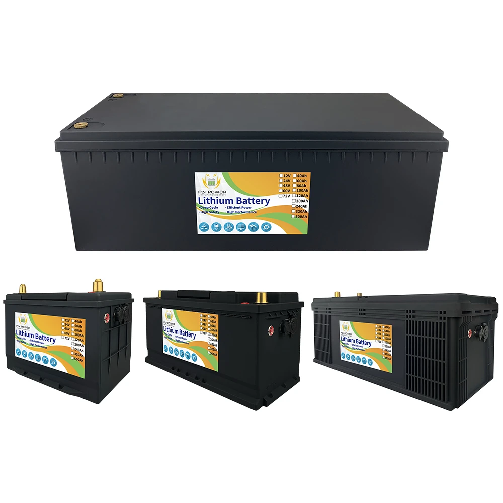 

Iron Phosphate Energy Battery 12V 160Ah 200Ah 240Ah 320Ah 400Ah 12.8V LiFePO4 Pack With BMS Solar Wind Off-Road Off-grid