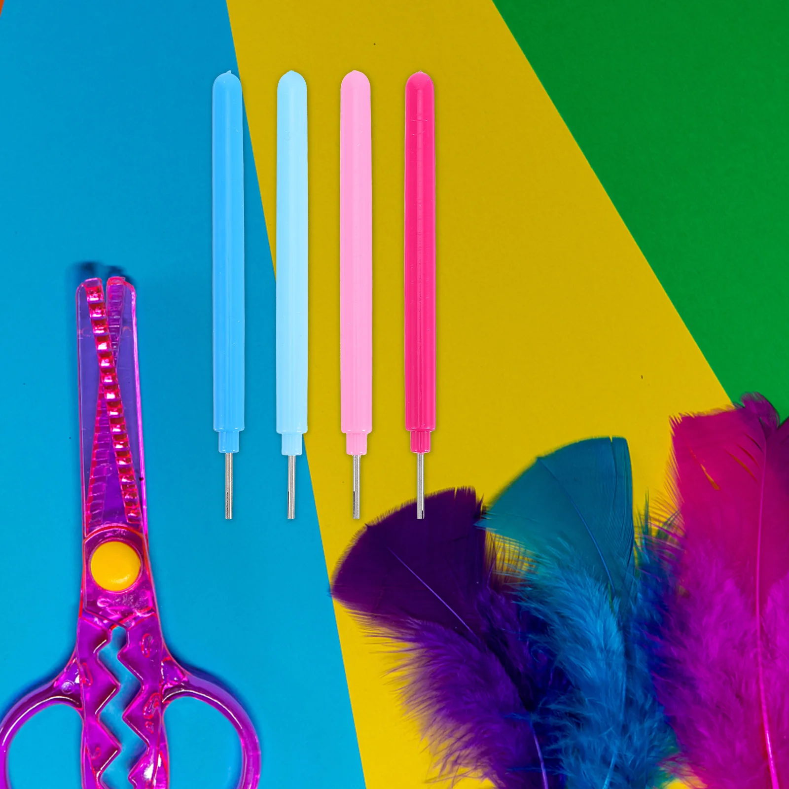 

12Pcs Slotted Quilling Pen Set Paper Quilling Tools Precision Rolling Curling Needle Pen for DIY Craft Handmade Card Making