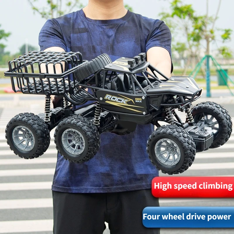 4WD RCカー 2.4G ラジコンカー バギー オフロードトラック 男の子のおもちゃ 子供向け 荷物運搬 オフロード車両おもちゃ