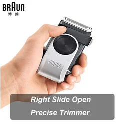 Braun M90 Mini Shaver Portable Electric Shaver Battery Powered Shaving Beard Machine