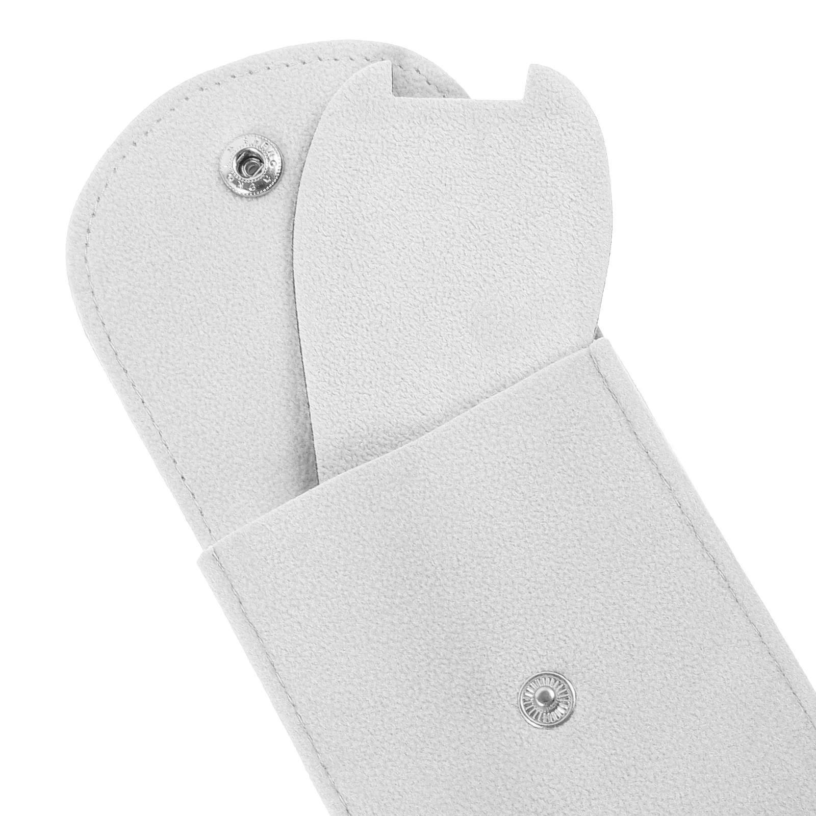 

Watch Storage Bag Portable Snap Button Lint Material Travel Watch Case Organizer Pouch Holder Scratch