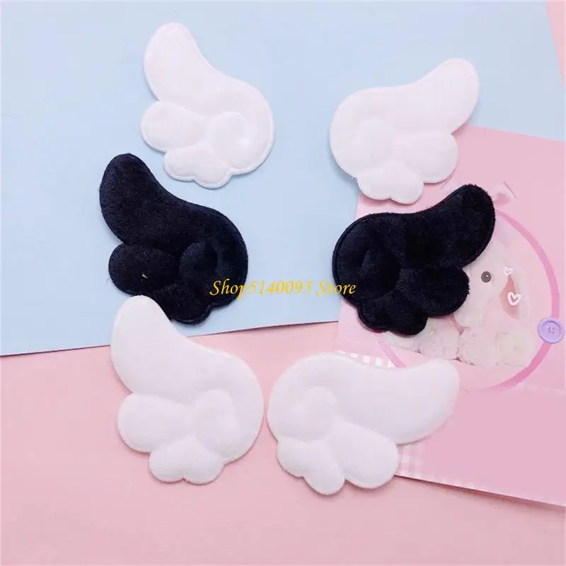 

DXAE Appliques Plush Wing Furry Appliques for Hair Clip Clothes Headwear