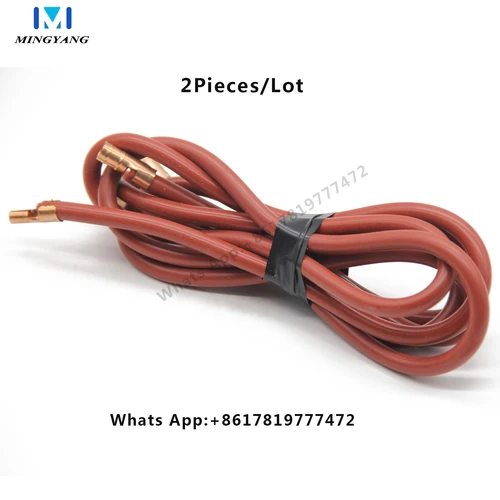 Línea de encendido de alto voltaje con junta, accesorios de quemador de alambre de alto voltaje de 20kV, cable de línea de encendido de alto voltaje de 6,5mm de diámetro