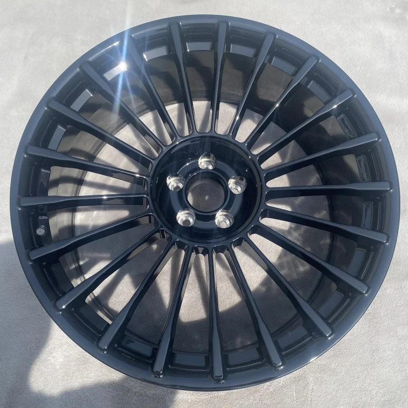 18-24 Polegada preto falou forjado liga de alumínio jantes rodas 5 furos pcd 5x1 0/5x114.3 para bmw para benz para audi carros de passageiros