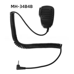 MH-34B4B Microphone Speaker Swivel Clip 3.5 mm Earpiece Audio Jack for VX-3R FT-60R FT1DR FT2DR Shoulder PTT Mic Speaker