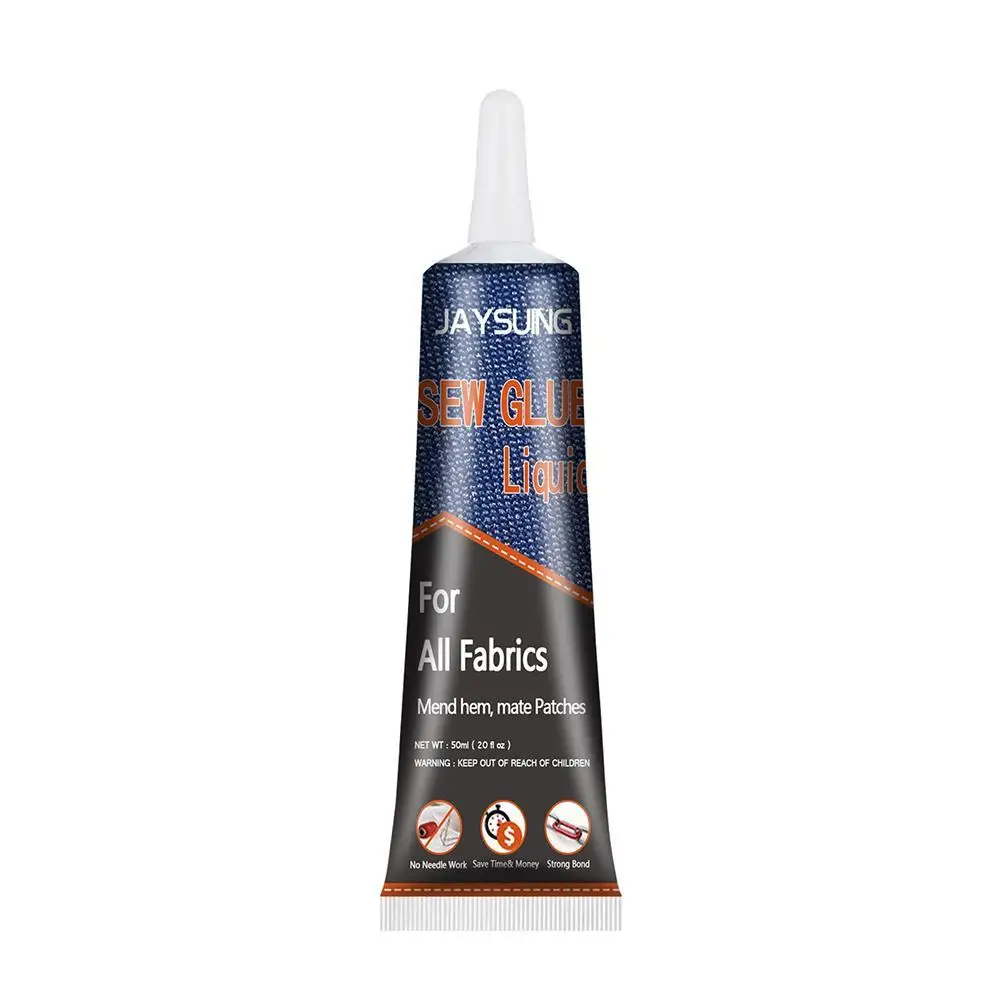 fabric sewing glue Liquid Instant Fabric Sew Glue Leather Supplies Glue Drying Adhesives Kit Ultra-stick Stitch Sew Fast Se U1Z6