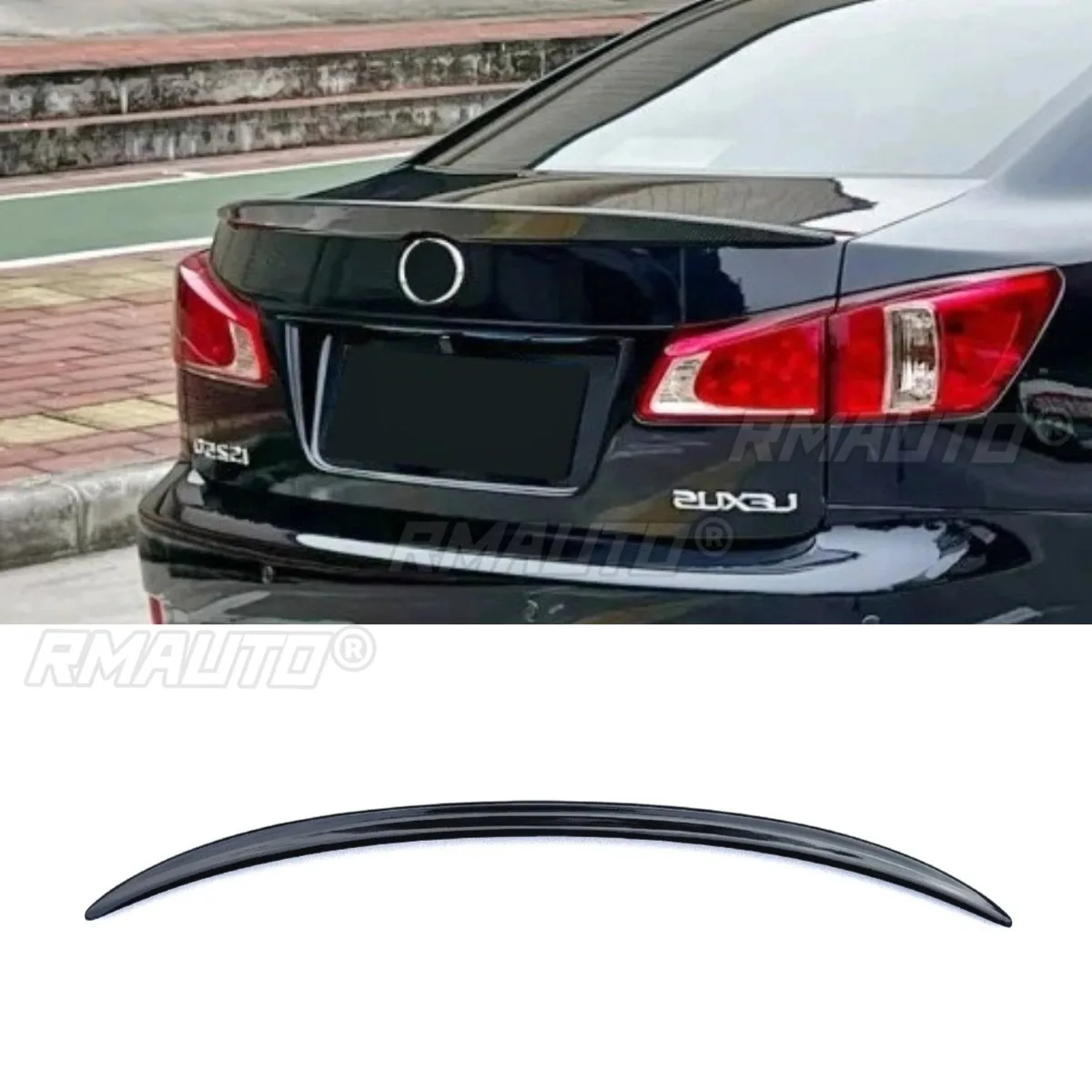 

Car Rear Spoiler Wing Trunk Spoiler Trunk Wing Body Kit for Lexus IS-DC Model 06-11 Rear Trunk Spoiler Car Accessories