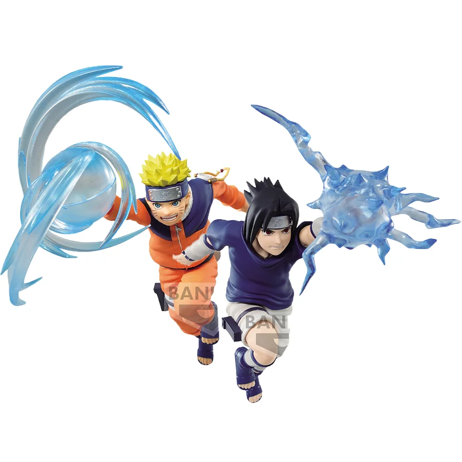 Banpresto Anime Naruto Uchiha Sasuke Uzumaki Naruto Action Figures Effectreme Bandai Figurines Collectible Model Toys