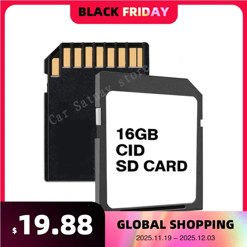 

GPS Accessories for Navigation System Updates 16GB cid SD Card easy cid Change High Speed Change cid Navigation GPS Map