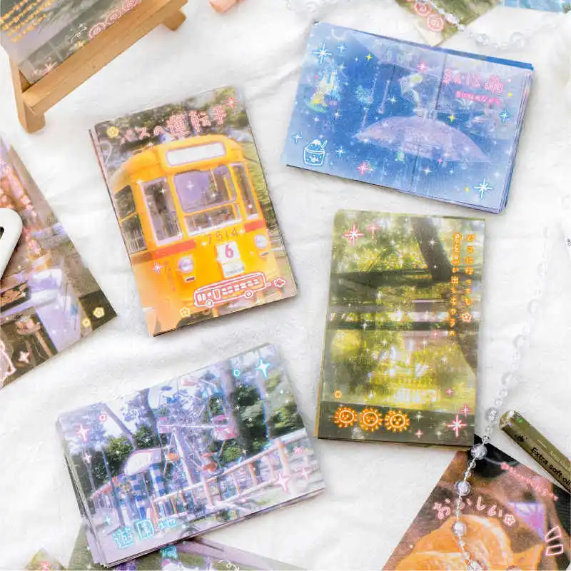 40 fogli di blocchi memo serie Showa Dream, carta per messaggi retrò giapponese, diario, materiale fai da te, collage, cancelleria scolastica