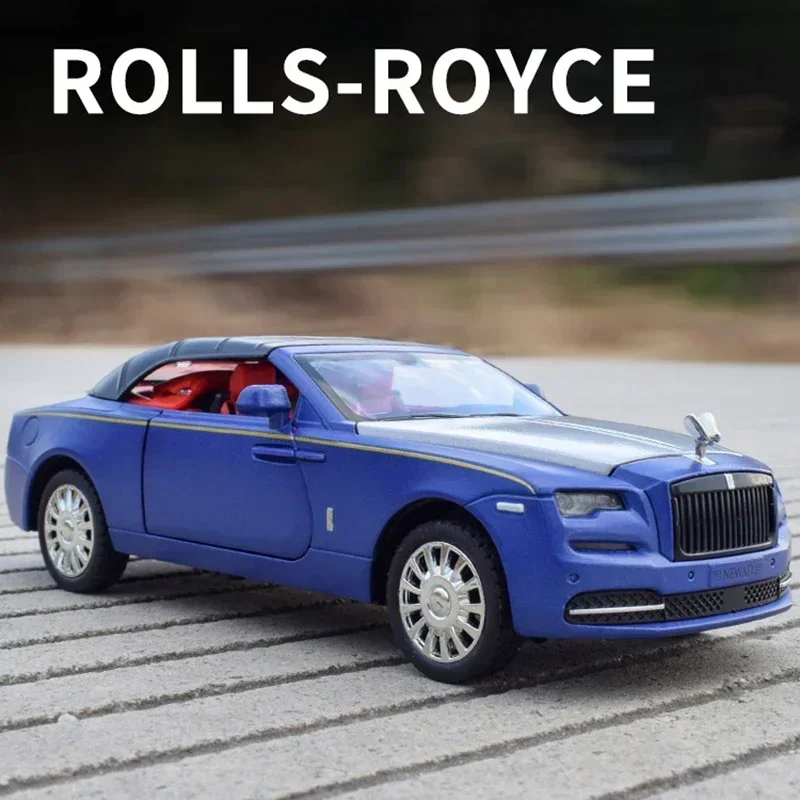 1:32 Rolls Royce Dawn Spofec Alloy Die Cast Toy Car Model Sound and Light Pull Back Children\'s Toy Collectibles Birthday gift