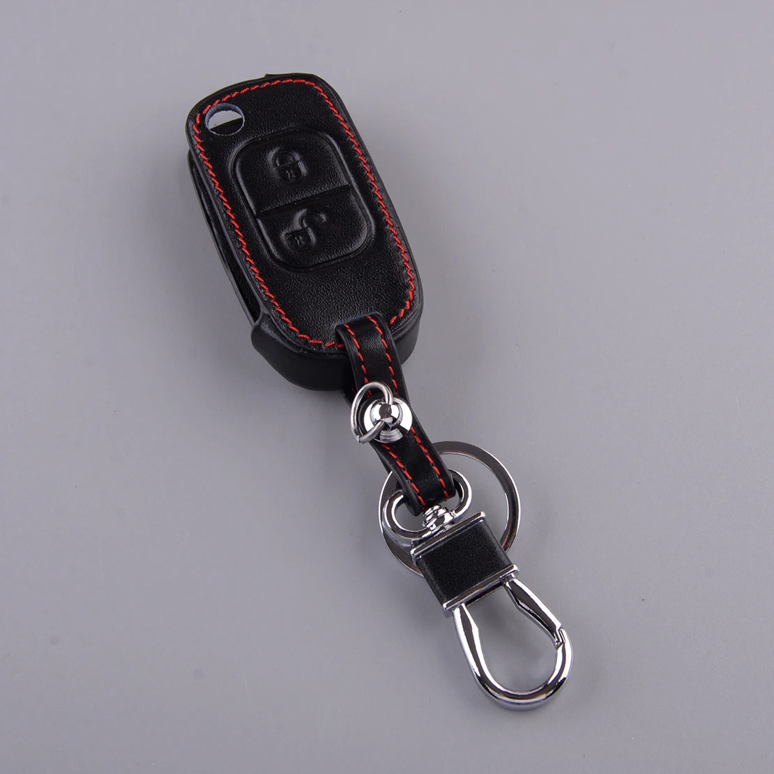 

Автомобильный 2-кнопочный кожаный чехол для дистанционного ключа, держатель для брелока, подходит для Mercedes-Benz SLK 2003 2002 2001 2000 1999 1998