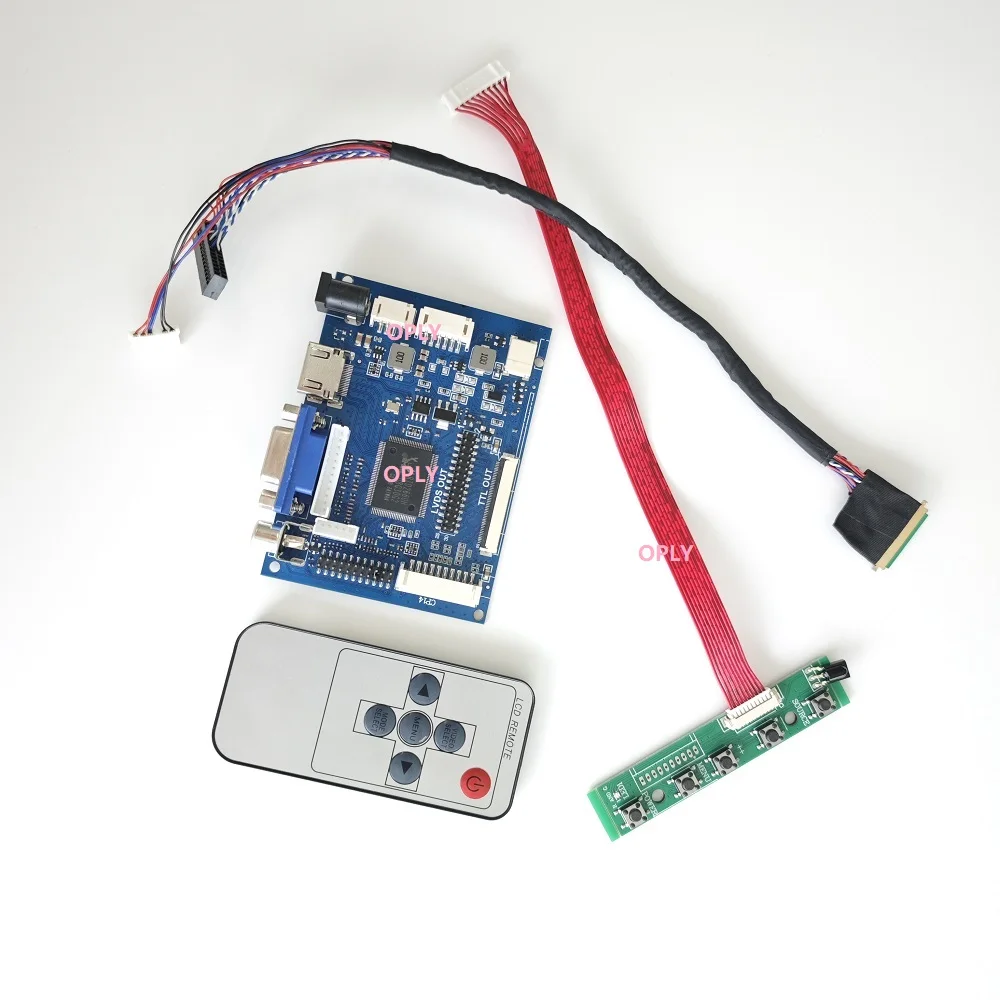 

Controller board for B173RW01 V3 B173RW01 V0 B173RW01 17.3" 1600×900 40Pin LCD Panel Display VGA AV HDMI-Compatible WLED Kit