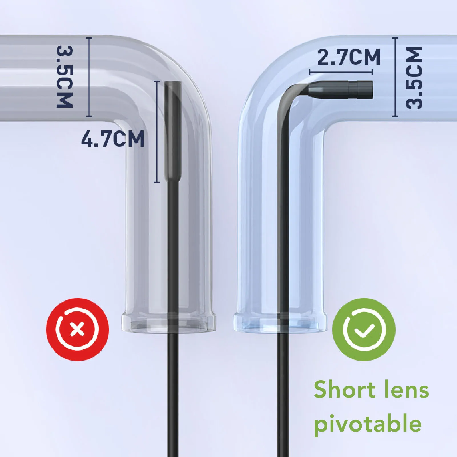 HD1080P Industrial Endoscope 4.3'' IPS Screen 8MM USB Camera Built-in 8pcs LEDs 8mm Lens IP67 Waterproof USB Endoscope