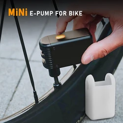 Mini portátil Bomba E-Bomba para bicicleta, Inflator ar sem fio, Válvula Presta Schrader, Ciclismo ao ar livre, MTB Acessórios para bicicletas, 100 PSI